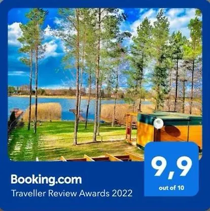 Makosieje Resort-Komfortowy Domek 20M Od Jeziora,Ogrzewanie,Wi-Fi ,Widok Na Jezioro Esterno foto