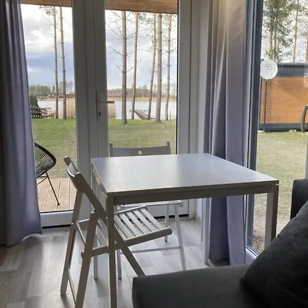 Makosieje Resort-Komfortowy Domek 20M Od Jeziora,Ogrzewanie,Wi-Fi ,Widok Na Jezioro Esterno foto