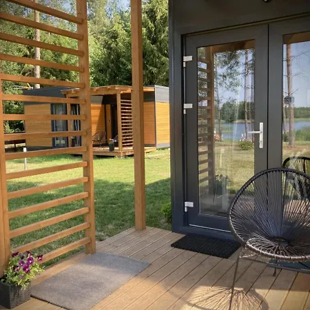 Makosieje Resort-Komfortowy Domek 20M Od Jeziora,Ogrzewanie,Wi-Fi ,Widok Na Jezioro Esterno foto