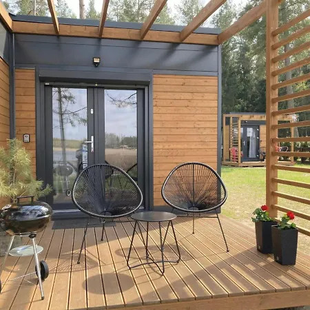 Makosieje Resort-Komfortowy Domek 20M Od Jeziora,Ogrzewanie,Wi-Fi ,Widok Na Jezioro Esterno foto