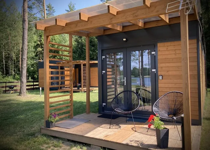 Makosieje Resort-Komfortowy Domek 20M Od Jeziora,Ogrzewanie,Wi-Fi ,Widok Na Jezioro