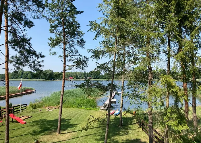 Makosieje Resort-Komfortowy Domek 20M Od Jeziora,Ogrzewanie,Wi-Fi ,Widok Na Jezioro
